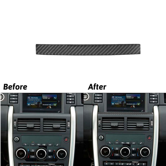 Carbon Fiber Top of Center Air Vent Strip for Land Rover Discovery Sport 2015-19