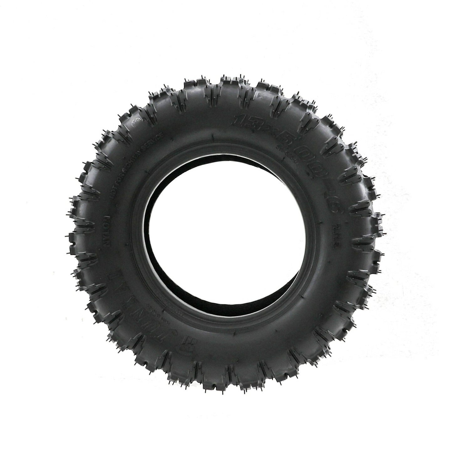 2pcs 6 inch 13x5.00-6 Knobby Tyre Tubeless 13x5-6 Go Kart Mower ATV Quad Scooter