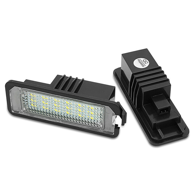 for Volkswagen for Golf 4 5 6 7 Polo 2Pcs Rear Led License Plate Number Lights Lamps