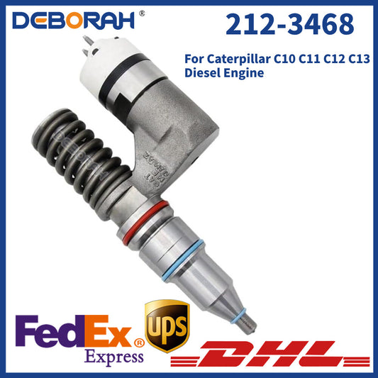 New Fuel Injector 212-3468 10R-1258 Caterpillar C10 C11 C12 C13 Diesel Engine