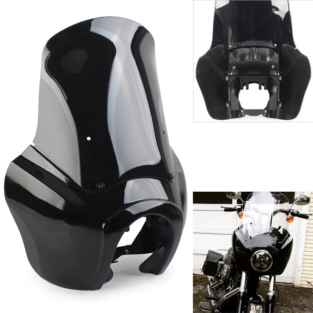 1x Fit for Harley Davidson HD Dyna Wide Glide Fat Bob Fairing w/ 15'' Windshield