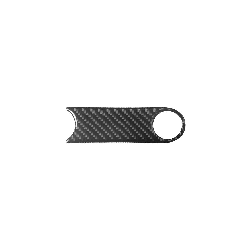Carbon Fiber Push Start Button Frame Cover Trim for Volkswagen for Tiguan 2013-2017