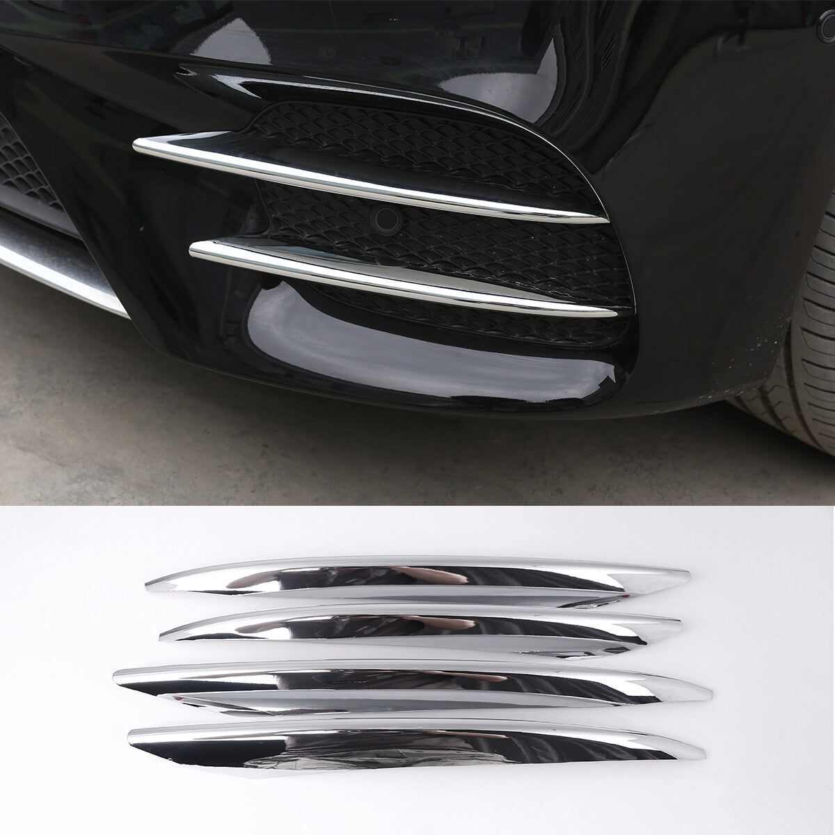 4-Piece Smoke Cover Taillight Trim for Corvette C8 2020-2023