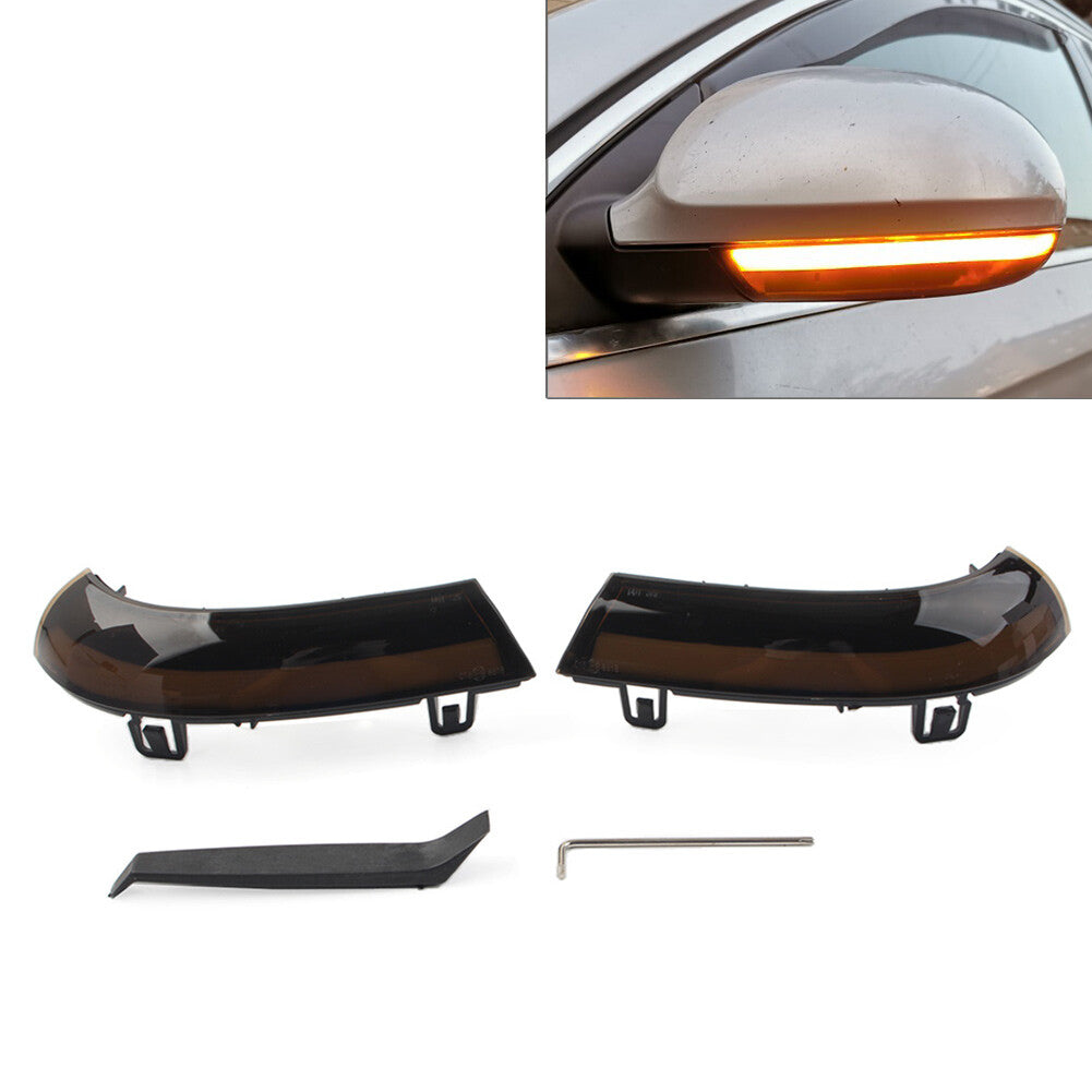 Dynamic Turn Signal Light Side Mirror Indicator for VW for Golf 5 for Jetta for Passat Brown