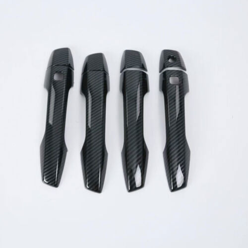 for Mitsubishi Eclipse Cross 2018-2022 Carbon Fiber Outer Door Handle Cover Trim