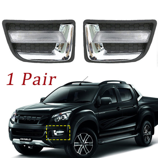 2-piece LED DRL Daytime Running Lights  Fog Lights for ISUZU D-MAX (2014-2017)