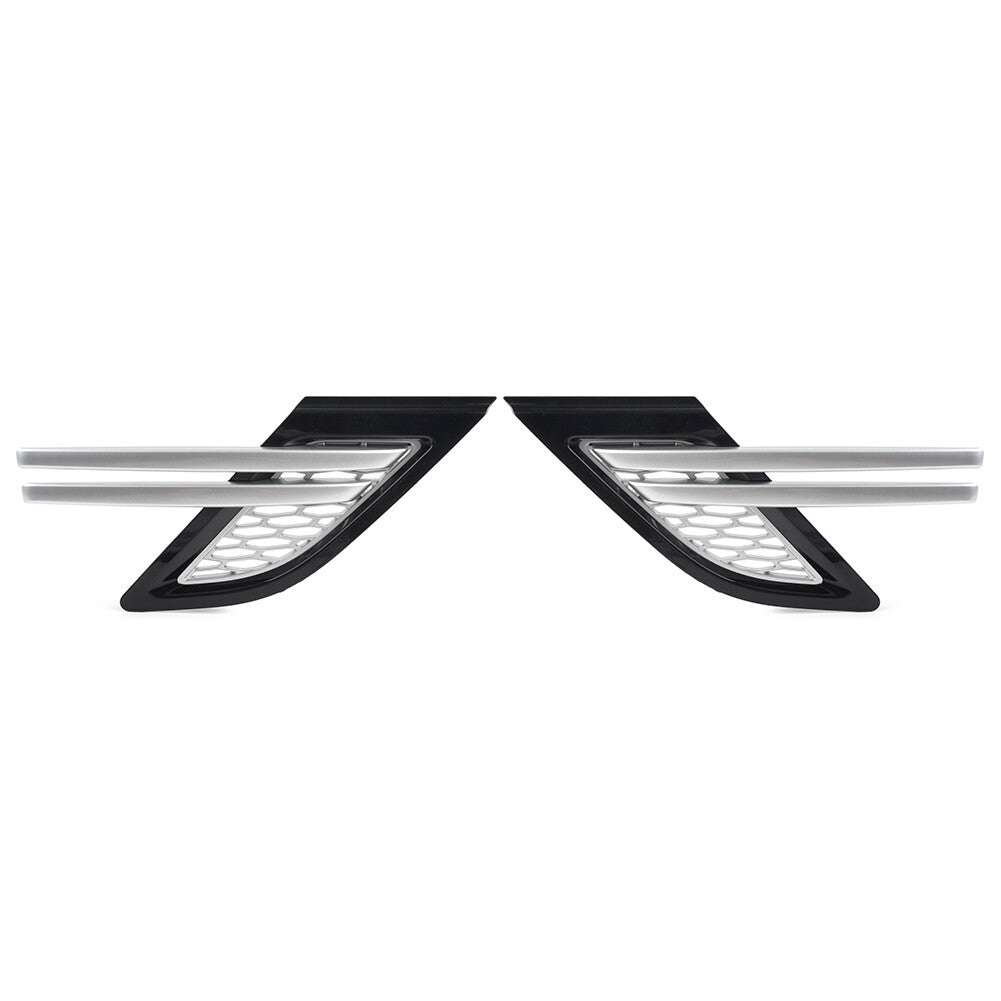 Side Fender Mesh Grille Grill Fit for Land Rover for Range Rover Sport 2014-2017 black