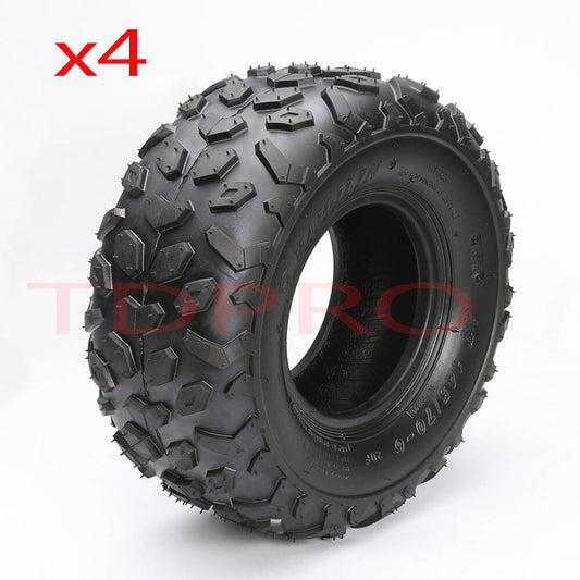 4-pack 145/70-6 tubeless tires, suitable for all-terrain vehicles, four-cooler, Taodao 110cc 125cc