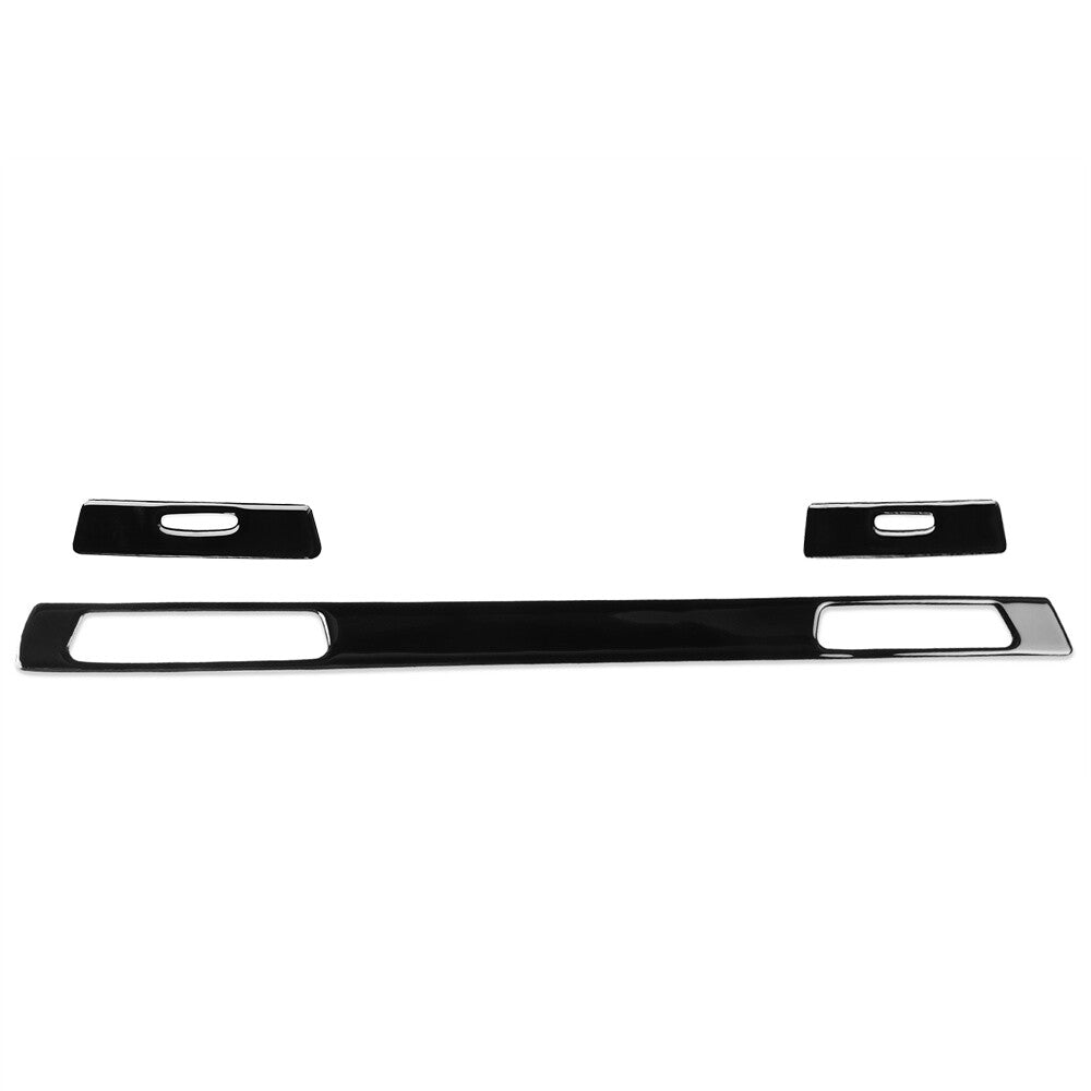 3PCS Black Cop-ilot Water Cup Holder Panel Trim for BMW 3 Series E90 E92 2005-12