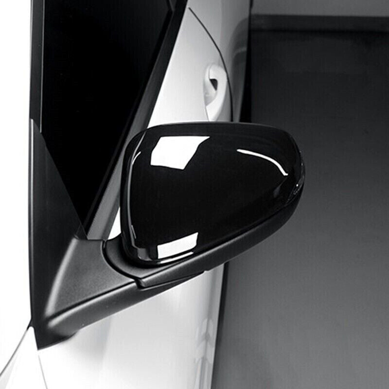 for Chevrolet Trax 2023 2024 2025 Glossy Black Side Rearview Mirror Cover Trim