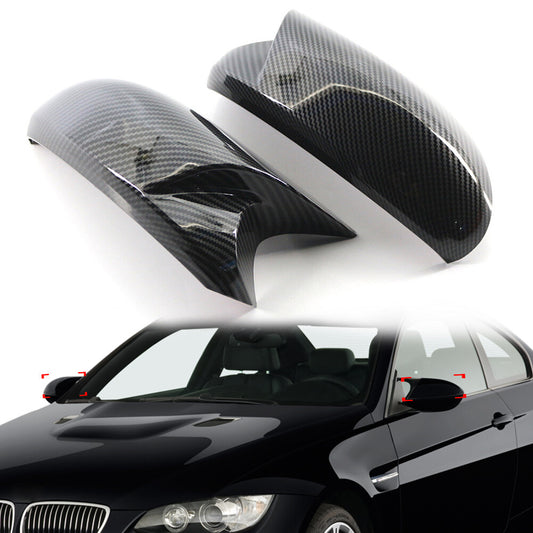 Rearview Mirror Cover Caps Fit for BMW E81 E82 E87 E88 E90 E91 E92 E93 PRE-LCI Pair
