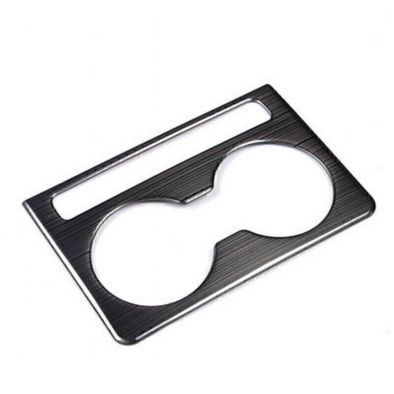 for Mazda CX-5 2017-24 Black Steel Rear Armrest Water Cup Holder Panel Trim 1PCS