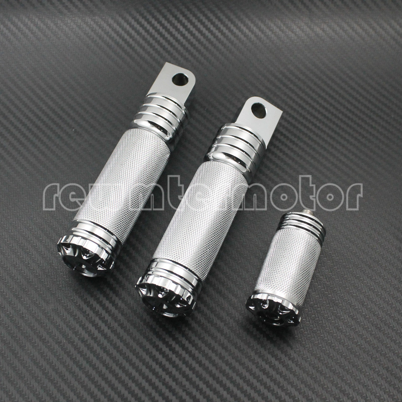 Chrome Footrest Foot Pegs + Shifter Peg Fits for Harley Sportster Touring