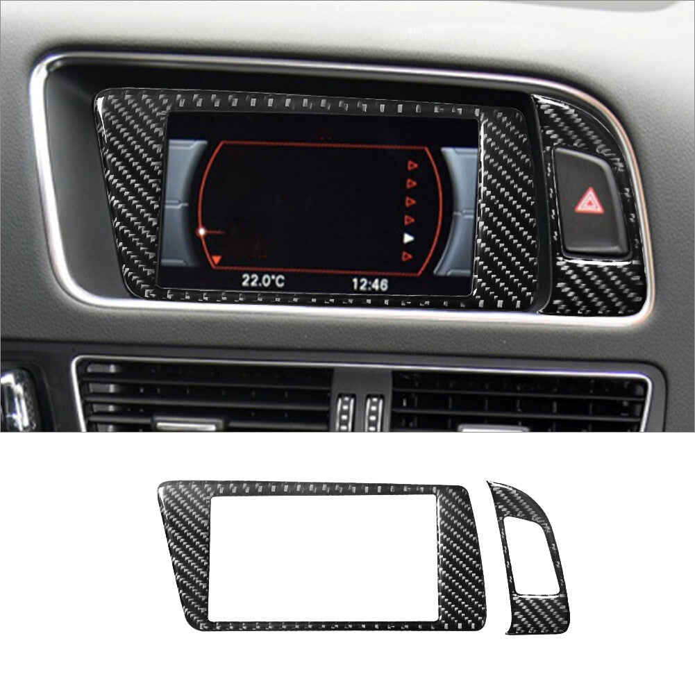 36Pcs Carbon Fiber Interior Full Kit Cover Trim Sticker for Audi Q5 2009-2017