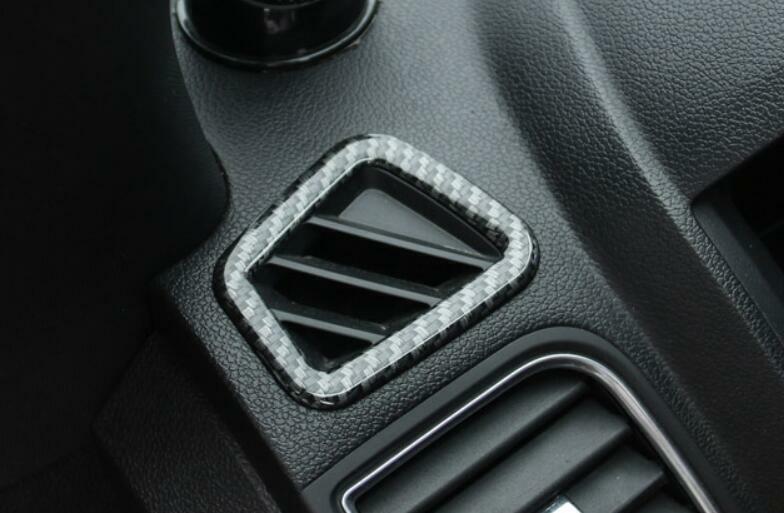Air Conditioning Air Outlet Vent Trim for Ford Explorer 2011-2019 Carbon Fiber