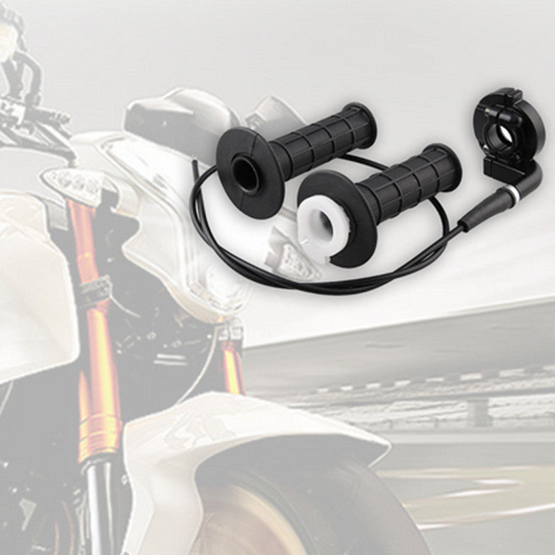 A Pair Black Throttle Twist Set 7/8 Handlebar Motorcycle ATV for Mini Bike