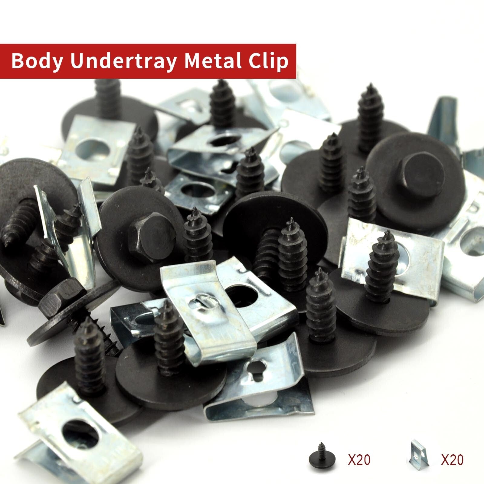 40pcs Underrun protection underbody engine protection kit clips set for BMW 3 Series E46
