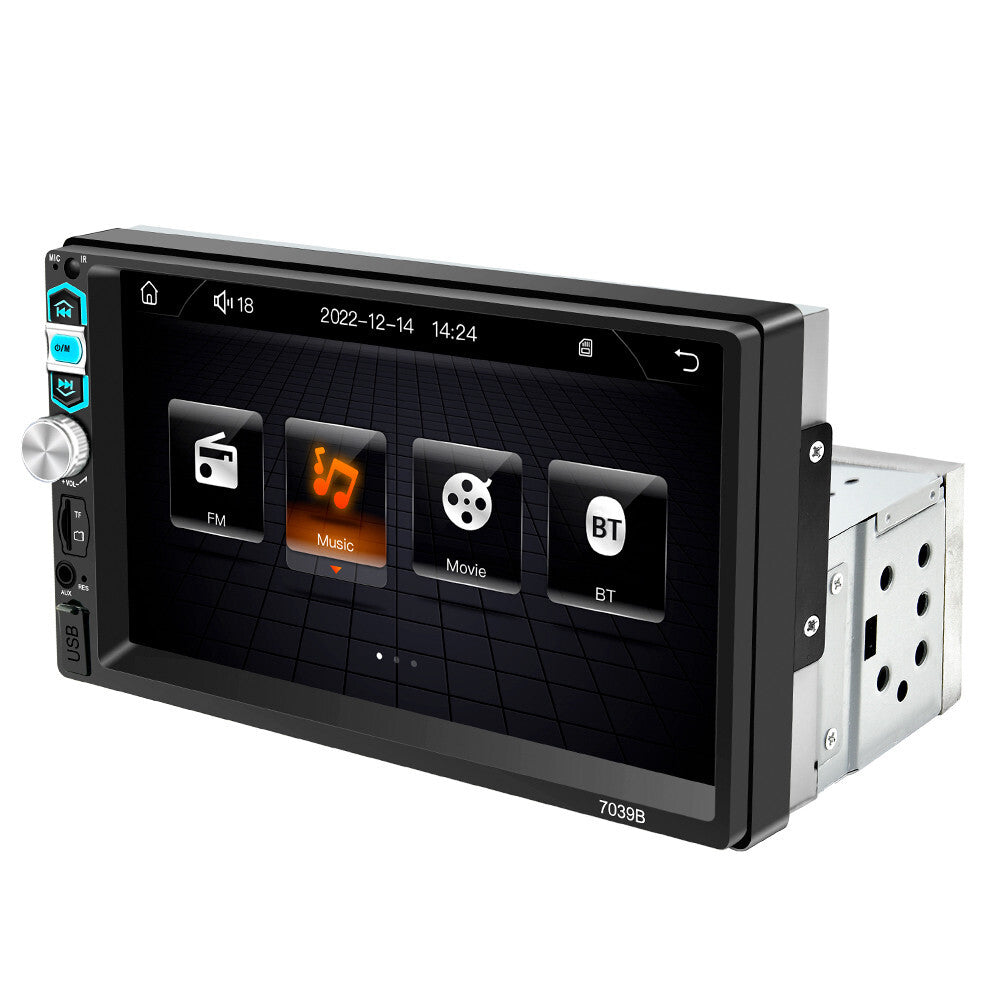 7in 1DIN Car Radio Stereo MP5 Player For Apple Carplay Android Auto BT/AUX/FM