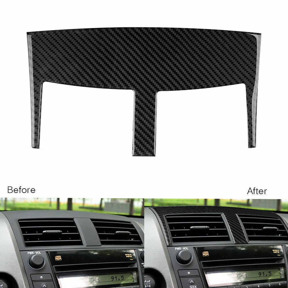 Carbon fiber console air vent socket cover trim suitable for Toyota RAV4 2006-11