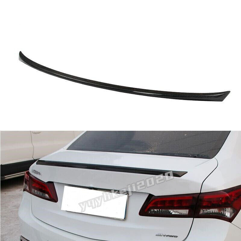 2017-2020 for Acura TLX Sedan Carbon Fiber ABS Rear Door Trunk Spoiler Wing Lip