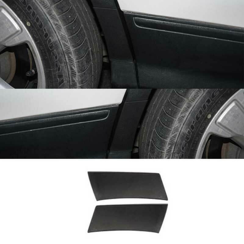 Black Running Board Side Pedals Back Cover 2PCS for Ford Escape Kuga 2013-2019