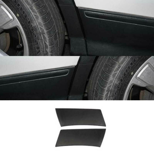 Black Running Board Side Pedals Back Cover 2PCS for Ford Escape Kuga 2013-2019