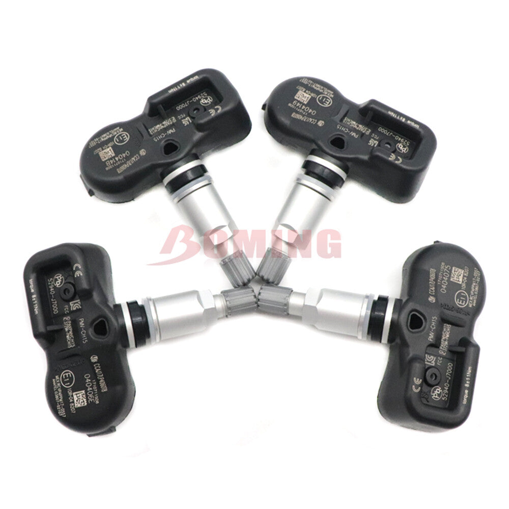 4PCS TPMS PMV-CH15 for KiA Forte Cerato Koup K3 Tire Pressure Sensor 52940-J7000