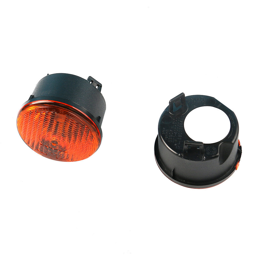 Fits For 07-13 for Jeep for Wrangler Front Left Right Turn Signal Park Light NO Bulb
