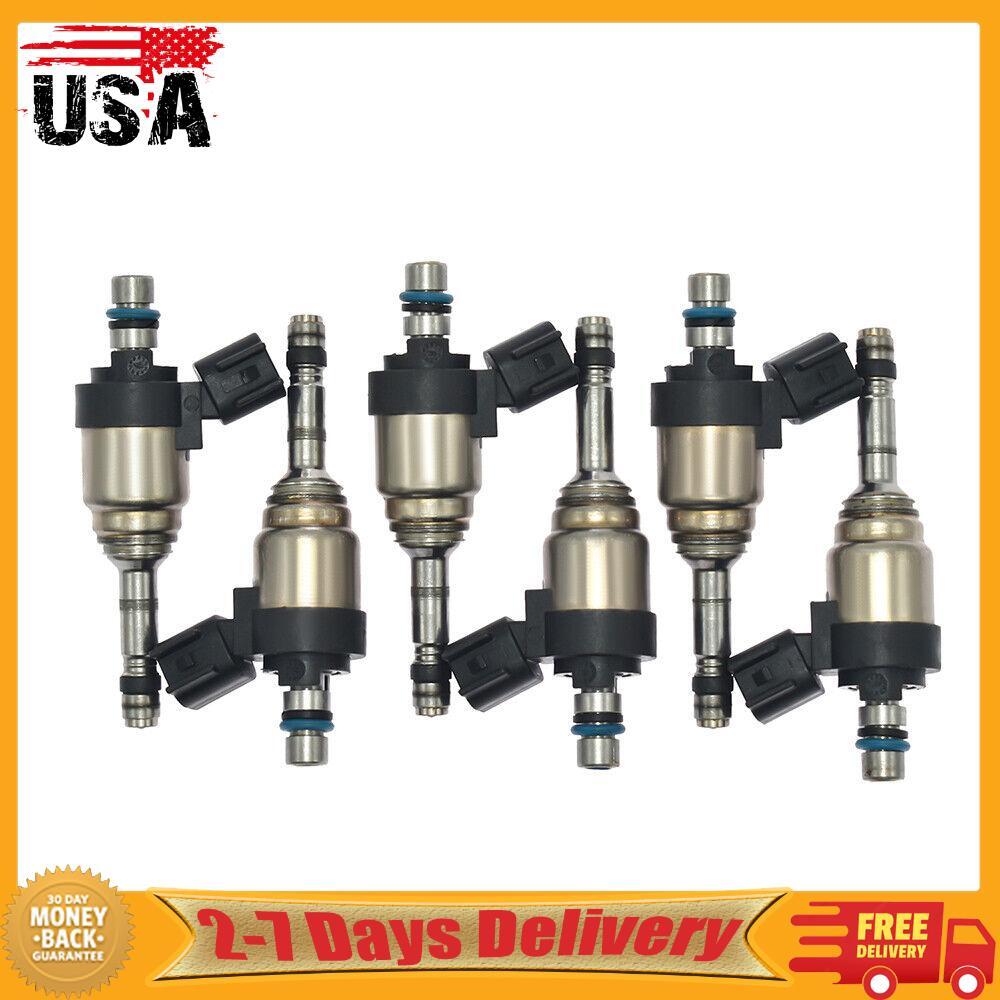 6x Fuel Injectors For 2012-13 for Hyundai Azera for Genesis Santa Fe V6 for Kia 35310-3C550