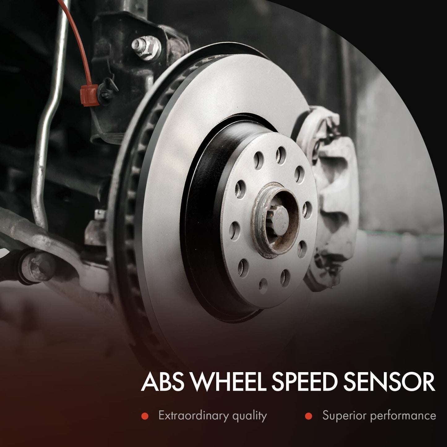 2 ABS wheel speed sensors, front left and right, suitable for Honda Pilot, for Acura MDX, ZDX 09-15
