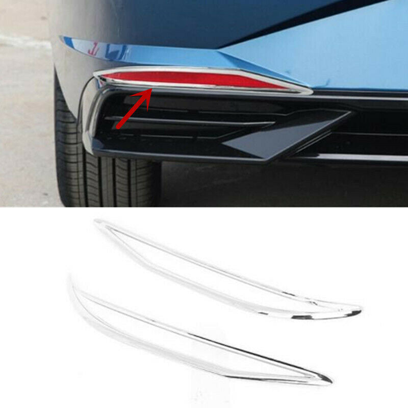 Chrome Rear bumper Fog Lamp Light Frame Cover Trim for Hyundai for Elantra 2021-2023