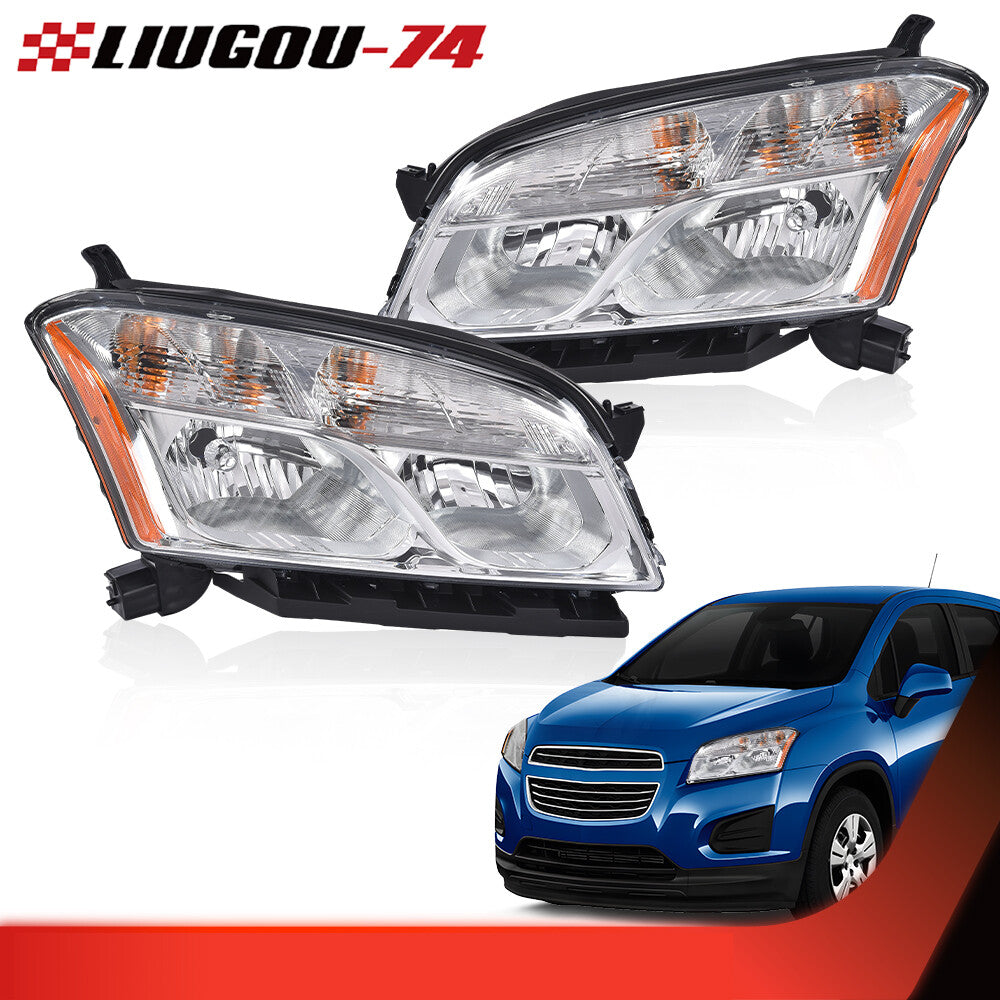 Suitable for 2013, 2014, 2015, and 2016 for Chevrolet Trax headlight assembly (pair of halogen headlights)