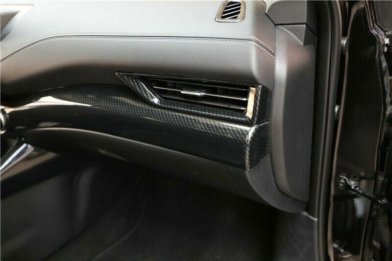 3x for Nissan Sentra Sylphy 2020-2023 Carbon Fiber Console Dashboard Cover Trim