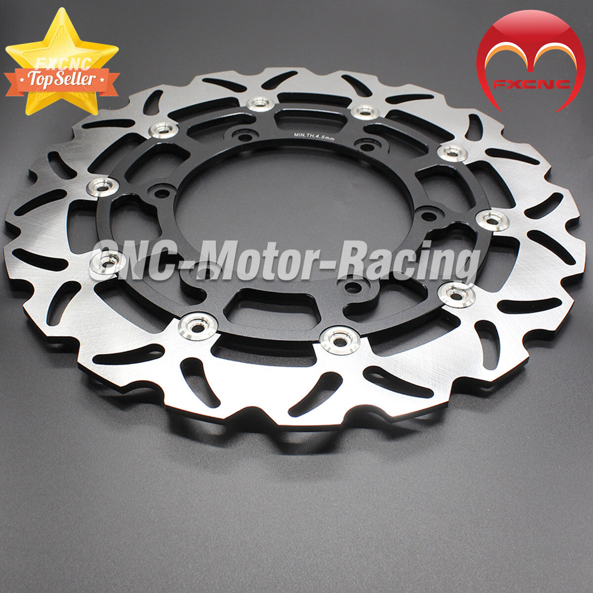 Floating front brake disc rotor suitable for Yamaha YZF R1 1998-2003 2002 2001 2000 1999