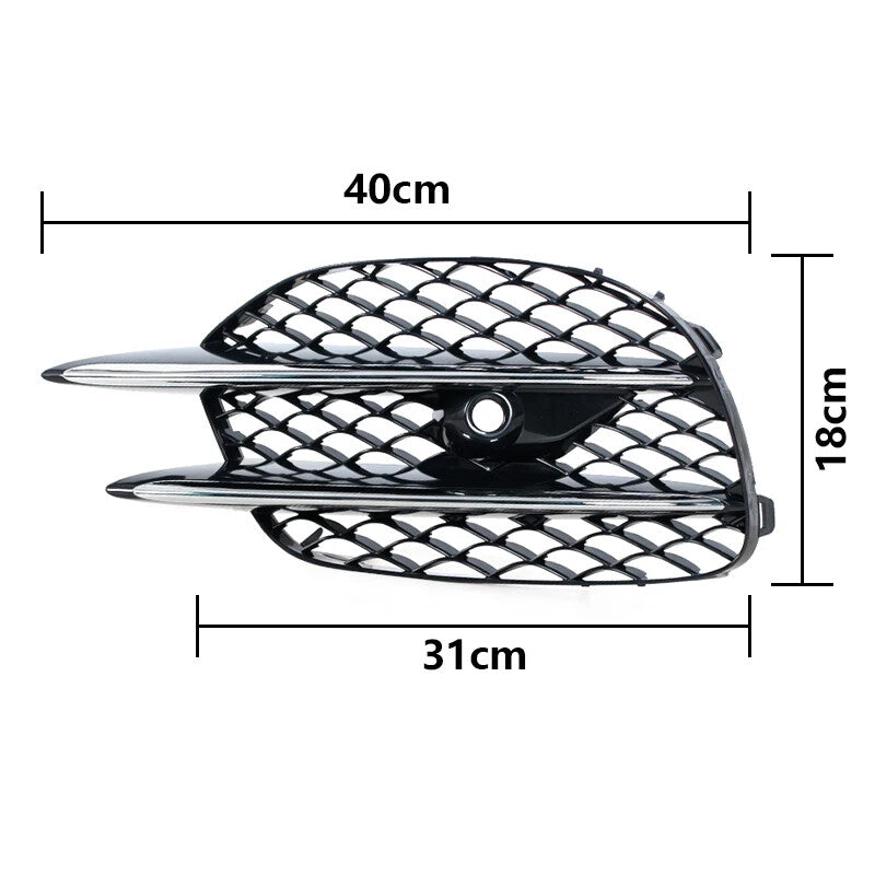 Front fog light protector frame grille left for Mercedes-Benz S-Class W222 Sport