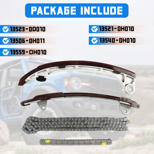 Timing Chain Kit fit for Pontiac 2.4L DOHC 16v 1AZFE 2AZFE 01-11 for Toyota