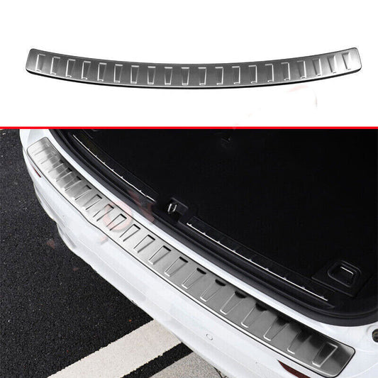 for Volvo XC60 2018-23 Steel Silver Outer Rear Bumper Sill Plate Protector Guard