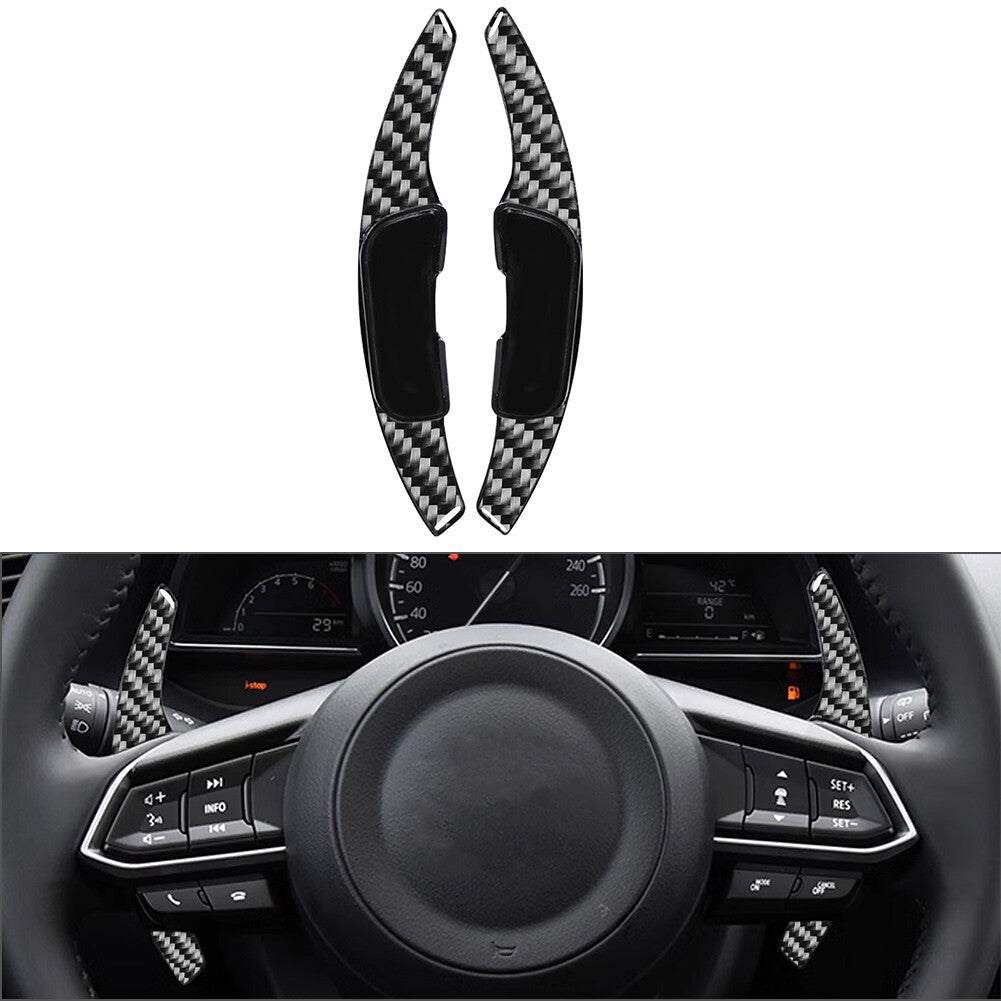 Black Steering Wheel Shift Paddle for Mazda 3 6 Atenza Axela CX-3 CX-4 CX-5 MX-5