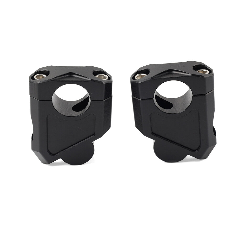 Motorcycle 28mm 1 1/8 Handlebar Mount Clamp Riser for Suzuki for Kawasaki Black