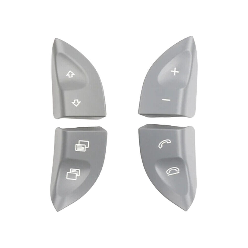 Replace Steering Wheel Control Button Switch Cover for Mercedes W220 W215 Grey