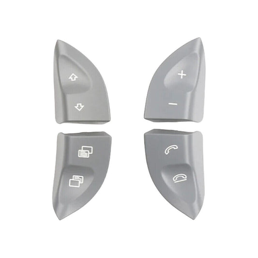 Replace Steering Wheel Control Button Switch Cover for Mercedes W220 W215 Grey