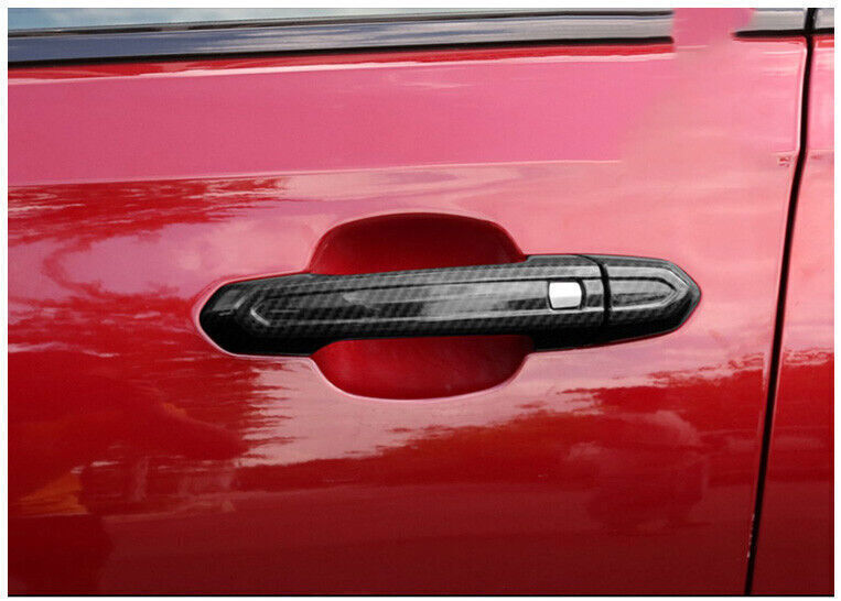 Carbon Fiber Outer Side Door Handle Cover Trims for Smart for Cadillac CT4 2021-2023