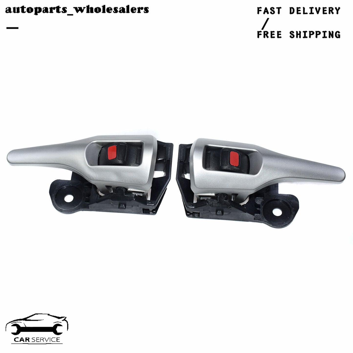 Two-piece set of left and right inner door handles suitable for 2009-2013 for Toyota for Corolla Matrix.