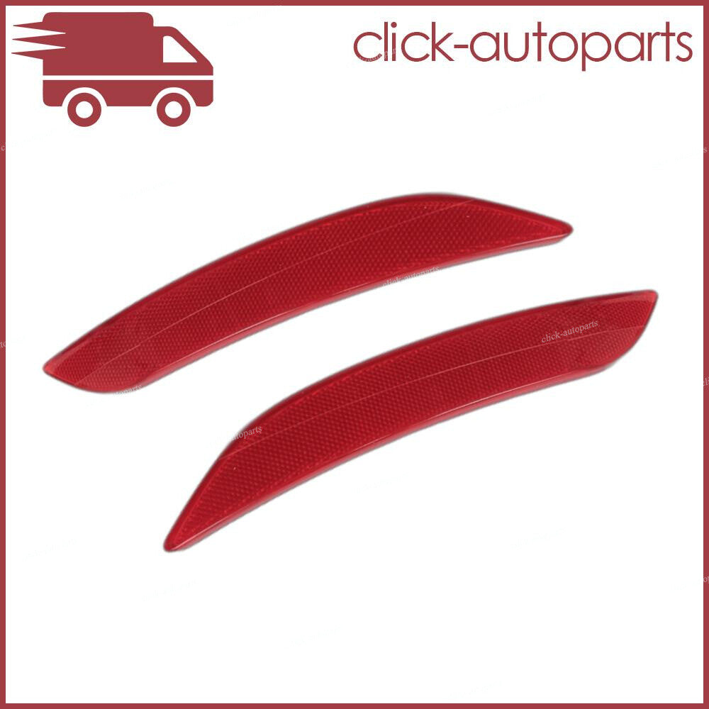 2pcs for BMW Z4 Series E89 2008-2016 Red Rear Bumper Reflector Right+Left
