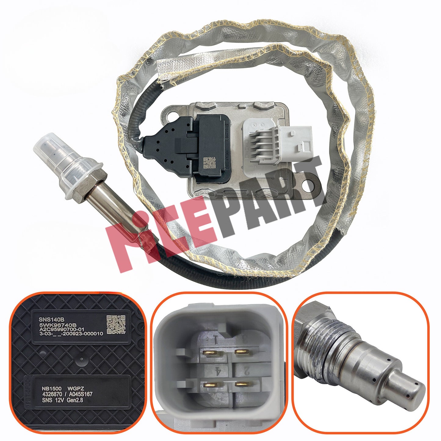 5wk97389 55497831 Nitrogen Oxide Nox Sensor compatible for Chevrolet for gmc 2500 3500