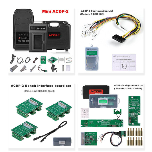 Yanhua ACDP 2 CAS Kit +Module 1/3 for BMW CAS1/2/3/3+/4/4+ Add Key All keys lost