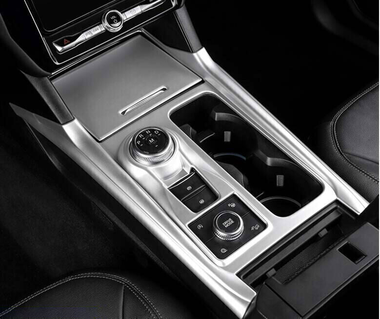 ABS Gearbox Panel Trim Center Console Silver Matte Look for Ford Explorer 20-24