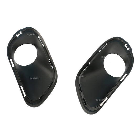 Pair Front Left + Right Fog Light Lamp Bezel Cover for Cherokee 2014-2015