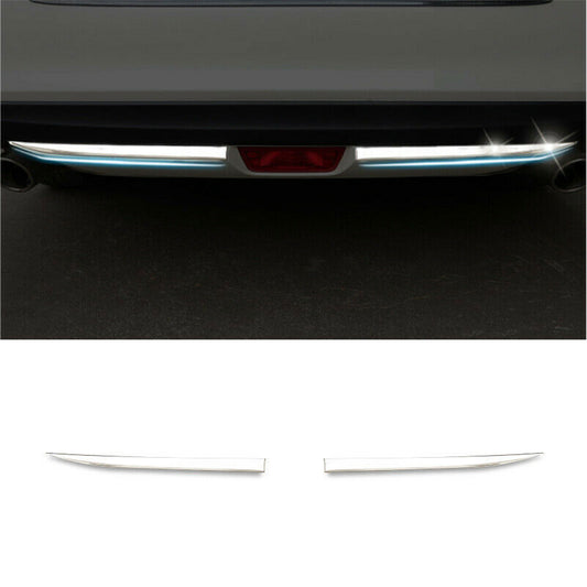 Bright silver for Nissan Teana Altima 2016-2018 lower rear bumper strips Trim