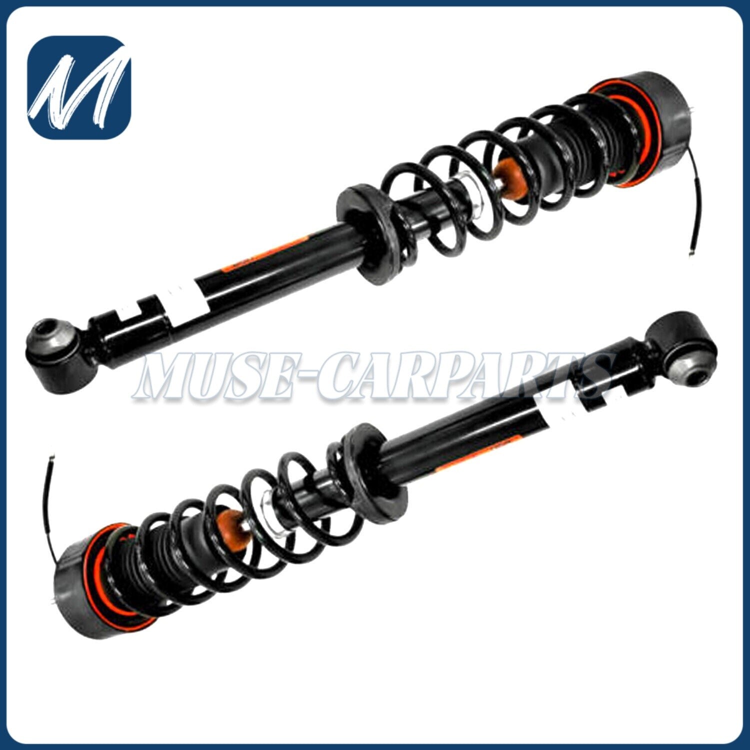 Pair Rear Left Right Shock Absorber Struts for Lincoln MKC 2015-2019 w/ Electric